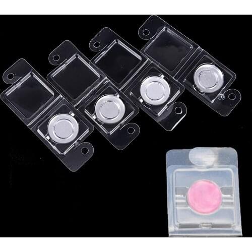 10pc Cosmetic Makeup Empty Eyeshadow Case Powder DIY Palette 26mm Aluminum Pans For Eyes Makeup Palette