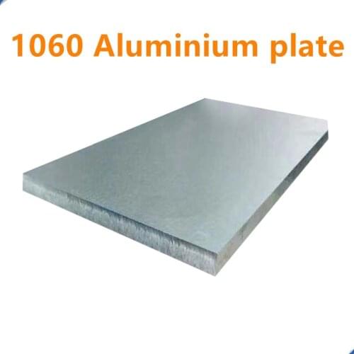 1060 Aluminum Plate Sheet Board Pure AL Plates Frame for 3D Printer DIY Heated Bed Heatbed Hotbed 0.5mm0.8m1mm 2mm3mm 4mm 5mm