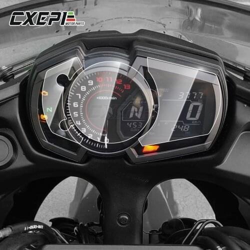 2PCS For KAWASAKI ZX-6R 2019-2020 ZX-25R 2019-2021 motorcycle Cluster Scratch Protection Film Instrument Dashboard Cover Guard