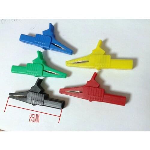 50PCS NEW 32A 1000V Copper Alligator clip FOR 4mm BANANA PLUG test probe NEW