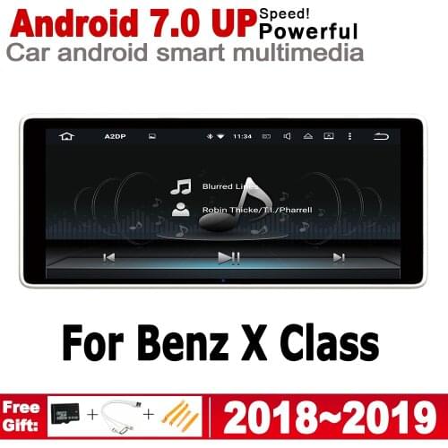 For Mercedes Benz X Class 2018 2019 NTG Android car player original Style 2 Din HD Screen Autoradio Bluetooth gps navigation map