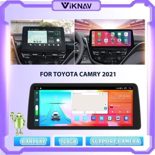12.3 Inch Android Car Radio With Screen For TOYOTA CAMRY 2021 Car Auto Vertical Screen GPS Navigation DVD Multimedia Player