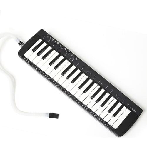 YUEKO Black and White Keyboard With Portable Box Feel Comfortable Sliding Ruler ABS Resin Full Music Organ Musical Instrument