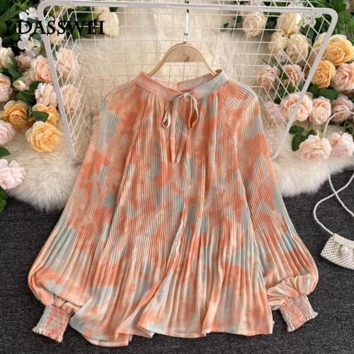 Блузки с принтом Dasswei China At AliExpress