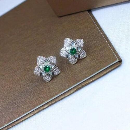 Designer Fashion 925 Sterling Silver Jewelry 3A Cubic Zirconia Party Earring