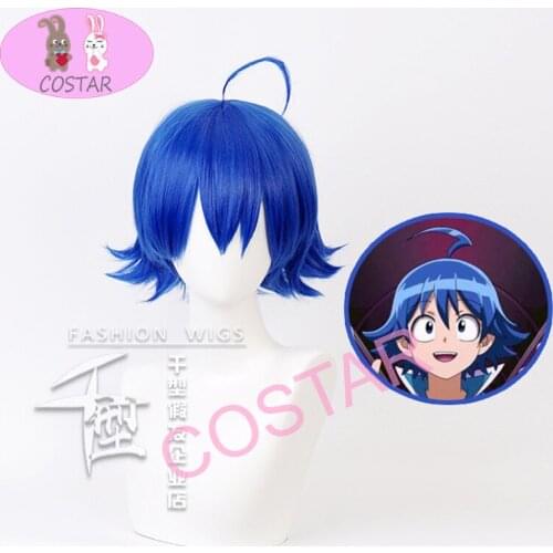 Welcome to Demon School! Iruma-kun Mairimashita! Cosplay Wigs Suzuki Iruma Demon Heat Resistant Synthetic Hair