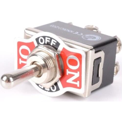 DPDT Toggle Switch ON OFF 12V With Missile Cover Protection Car Installation
