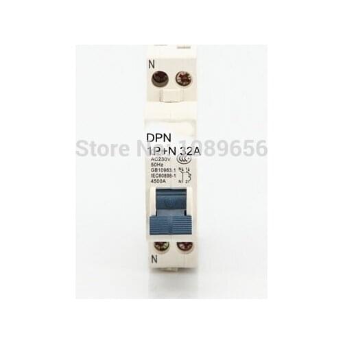 DPN DZ30-32 1P+N 32A Mini Circuit breaker MCB