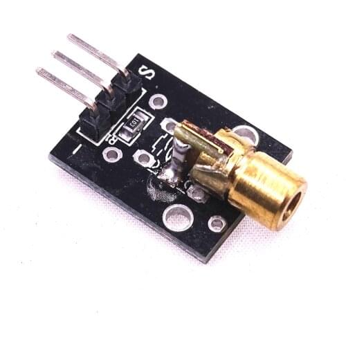 KY-008 650nm Laser sensor Module 6mm 5V 5mW Red Laser Dot Diode Copper Head for