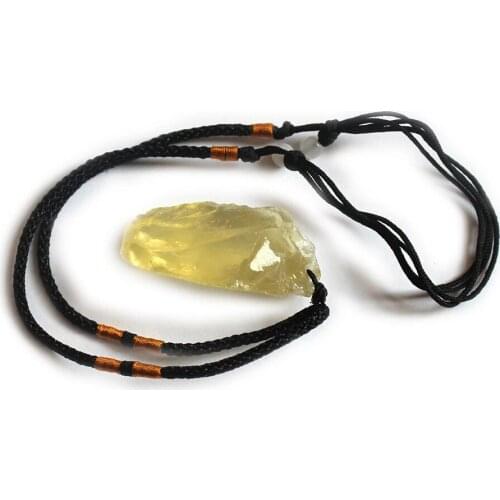 Natural Citrine Stone pendant Yellow Quartz Crystal Rough Bulk Gemstone Healing Natural Stones And Minerals Home Decoration