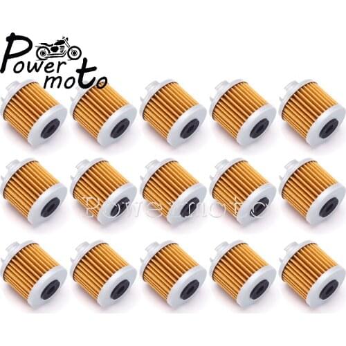 For Pit Bike 150cc 250cc Engine 15X Motocross Oil Filter 15412-HB6-003 Honda ATC125M DREAM 50R TRX125 FOURTRAX SSR 150/160 TX/TR