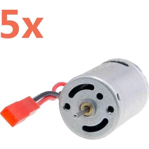 5 Pieces RC Car Metal 370 Motor Series Electric Motors For 1/18 Scale Models Revel 24540 Scorch Hobbico Dromida BX/MT/SC4.18