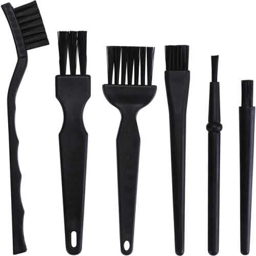 6 in 1 ESD Safe Cleaning Brush Set for Mobile Phone Repair Tool PCB BGA Station Rework Cleaner Repair Tools Kit