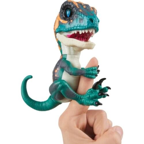 2021 New Fingertip Dinosaur Electronic Pet Interactive Toy Domestic Raptor Finger Dinosaur Children Christmas Gift Children Toys