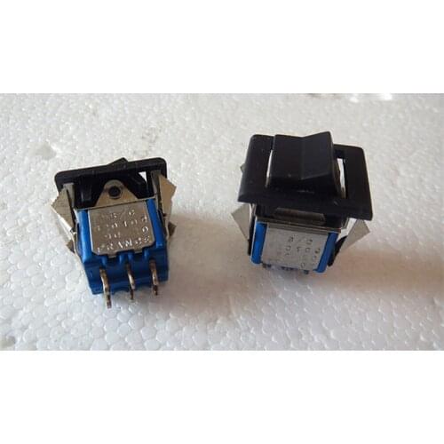 Original new 100% B2010Q embedded button toggle switch 6pin 2gear rocker switch