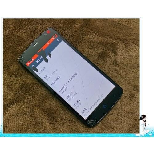 Touch LCD Flex Cable Camer Frame FOR ZTE Blade L5 Plus