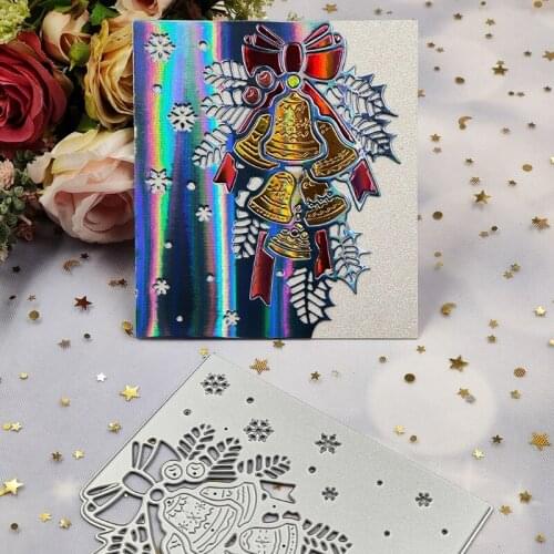 Christmas Bell Metal Cutting Dies Stencil DIY Scrapbooking Album Paper Card Mold