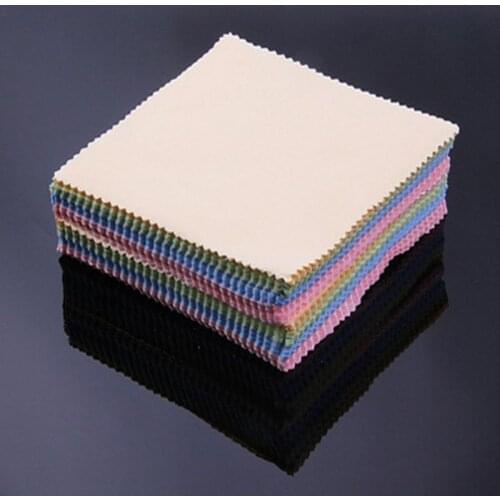 10pcs Cleaner Clean Glasses Lens Cloth Wipes For Sunglasses Microfiber Eyeglass Cleaning Cloth For Camera Computer Color Random