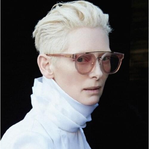 ZAOLIHU Double Beam Design Men Sunglasses Cat Eye Women Eyeglasses Luxury Round Shades UV400 Female Eyewear Gafas De Sol