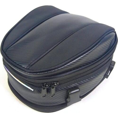 Motorcycle Rear Seat Bag Waterproof Back Saddle Helmet Tail Luggage Bags Box Motorbike Saddle Bags