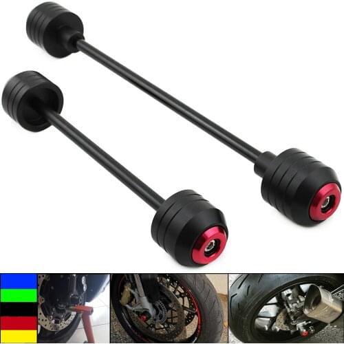 For MV Augsta BRUTAL 675 800 2013 2014 2015 Front Rear Wheel Slider Fork Axle Crash Protector Swing Arm Pad Guard Aluminum New