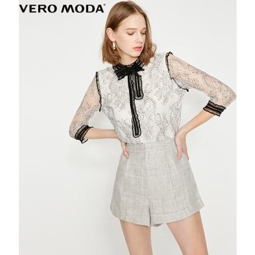 Vero Moda Women‘s OL Style Linen Minimalism Shorts | 319215509