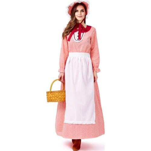 19th Century Womens Costume Halloween California Farm Costume Halloween Costumes for Women