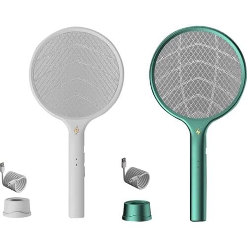 3 in 1 Intelligent Fly Swatter Mosquito Electric Bug Killers Insects Bug Trap Wall Mount Pest Control Racket