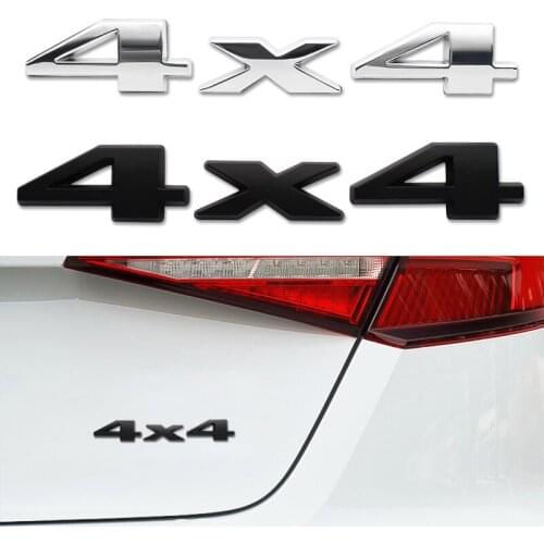 3D Chrome Metal Car Sticker 4WD Emblem 4X4 Four Wheel Drive Decal Car Styling For Honda CRV Accord Civic Toyota AMG lada VESTA