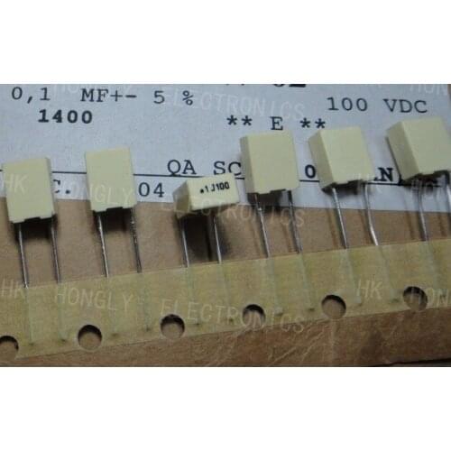 50 PCS MKT 0.1uf/100V 100nf u1 104