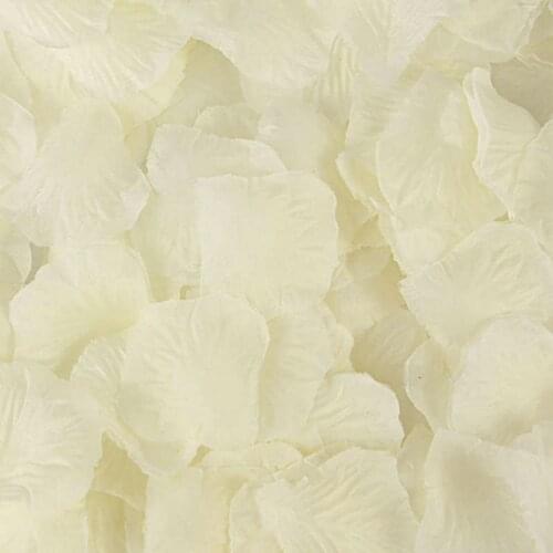 Free Shipping 5000pcs/lot Ivory Silk Rose Petals For Wedding Decorations Fashion Artificial Flower Petals