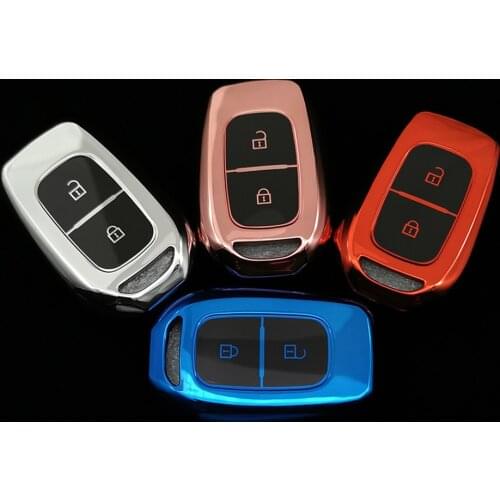 2 Button TPU Remote Car Key Cover Case For Renault Kwid Traffic Symbol For Dacia Sandero Logan Duster 2016 2017 2018 Fob Shell