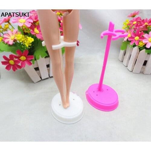 2pcs/lot Holder For Barbie Doll Display Holder Dress Form Clothes Stand For Monster High Outfit Dolls Accessories