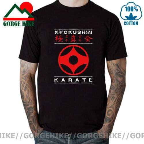 KyokushinKai Tshirts Homme Tees Kyokushin Karate Kids Masutatsu Oyama Karate Japan Martial Arts Custom T-Shirt Tee Print T-Shirt