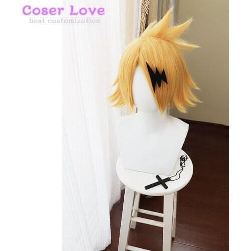 My Hero Academia Kaminari Denki Cosplay headwear for Cosplay Halloween, Christmas Carnival Costume