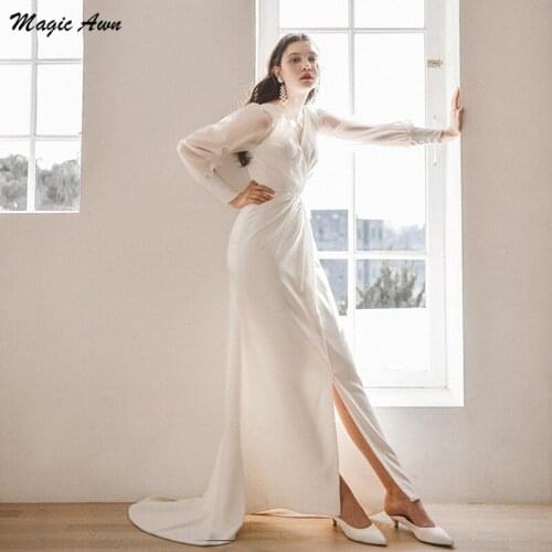 Magic Awn Mermaid Silhouette Wedding Dresses