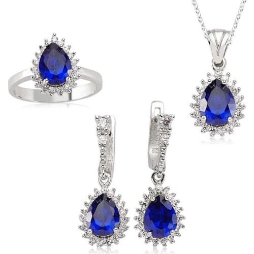 Merve Silver Jewelry Sets