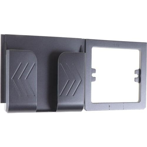 Multifunction Home Mobile Wall Mount Stand Adhesive Durable Socket Phone Charging Holder Bracket Shelf Practical Hotel Universal