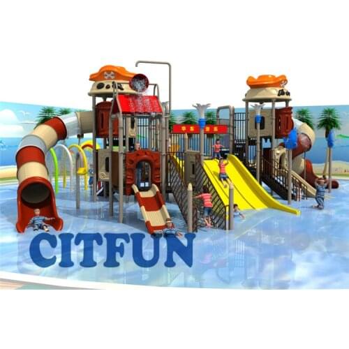 Multi functional Giant Aquatic park outdoor water playground equipment OP17-171A