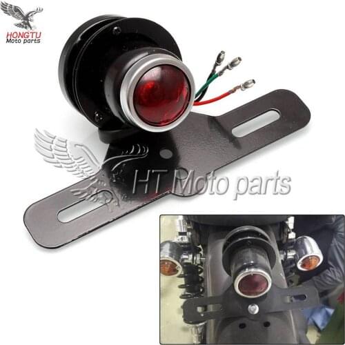 Motorcycle Modified TailLight Brake Light Lamp For Harley 883 1200 Honda Shadow Spirit Sabre Aero ACE Steed VLX 400 600 Magna