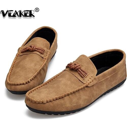 Spring & Autumn Man Shoes Moccasin-gommino Stitching Style EU 39-44 Solid Color Adults Fashion Loafers Men Driving Doug Shoes