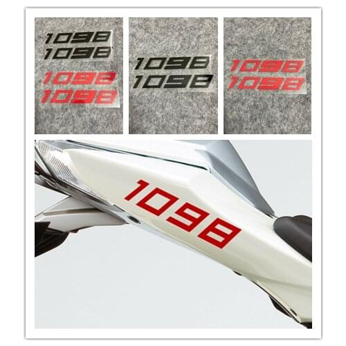 Motorcycle Superbike Sticker Decal Pack Waterproof Body Shell Tank Pad Fairing Reflective Decals Stickers for DUCATI 1098 1098S