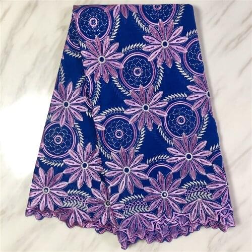 Wholesale High Quality Flower Stones Swiss Voile Laces in Switzerland African Swiss Voile Lace Wedding Women Wedding Dress PS340