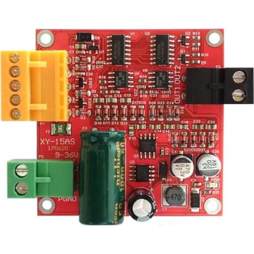 15A 12V DC Motor Driver Controller Board PWM Speed Regulator Postive Negative Speed Regulator Speed Control Switch for RC Motor