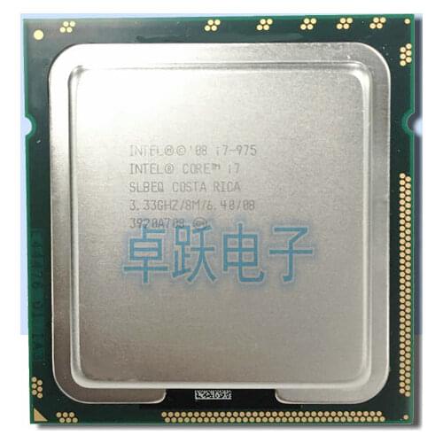 Intel Core i7-975 Processor I7 975 cpu LGA1366 Desktop CPU properly Desktop Processo 100% working 975 can work