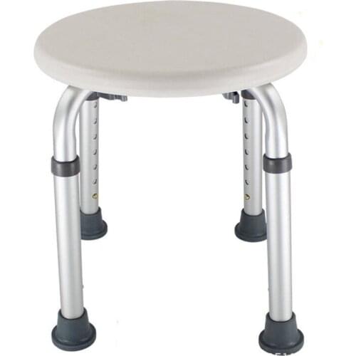 The Harold Non-slip Bath Chair 6 Gears Height Adjustable Elderly Bath Tub Shower Chair Bench Stool Seat Safe Bathroom Product