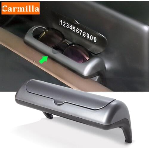 Carmilla Interior Functional Product Accessories for Tesla Model 3 and Tesla Model Y 2017 - 2021 Dedicated Glasses Storage Box