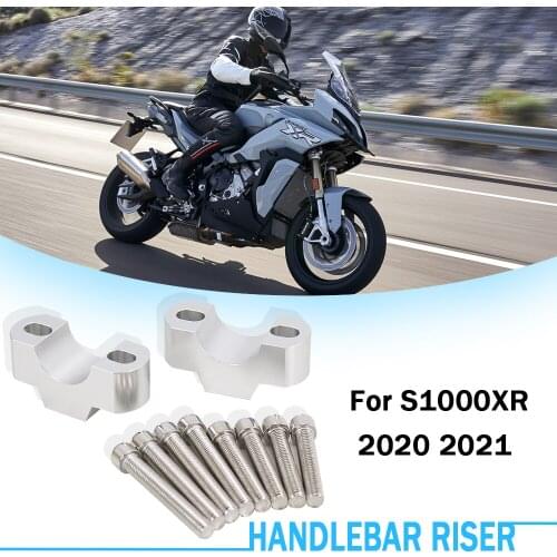 1 Set Motorcycle Handlebar Riser Bar Mount Handle Clamp Accessories For BMW S1000XR S 1000 XR s1000xr s 1000 xr 2020 2021
