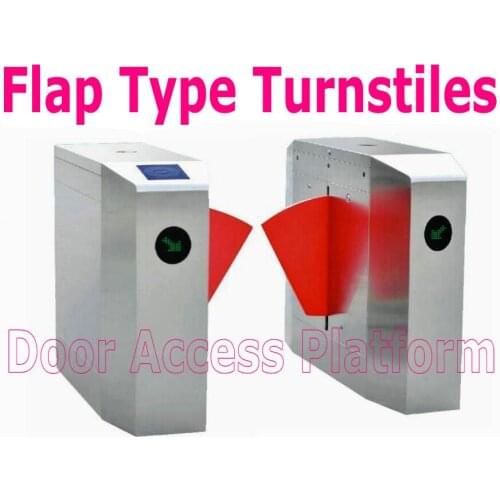 1 Pair Flap Type Wing Turnstile Gates Access Control gates Luxury Intelligent flap gate Bi-direction Anti reverse rotation kits