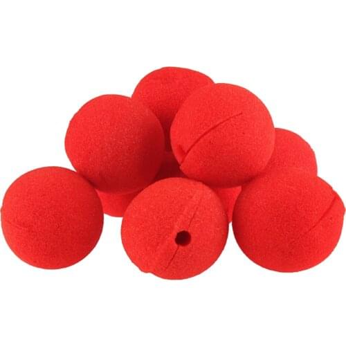 10pcs Fun Red Nose Foam Circus Clown Nose Comic Party Supplies Halloween Accessories Costume Magic Dress Party Supplies -46
